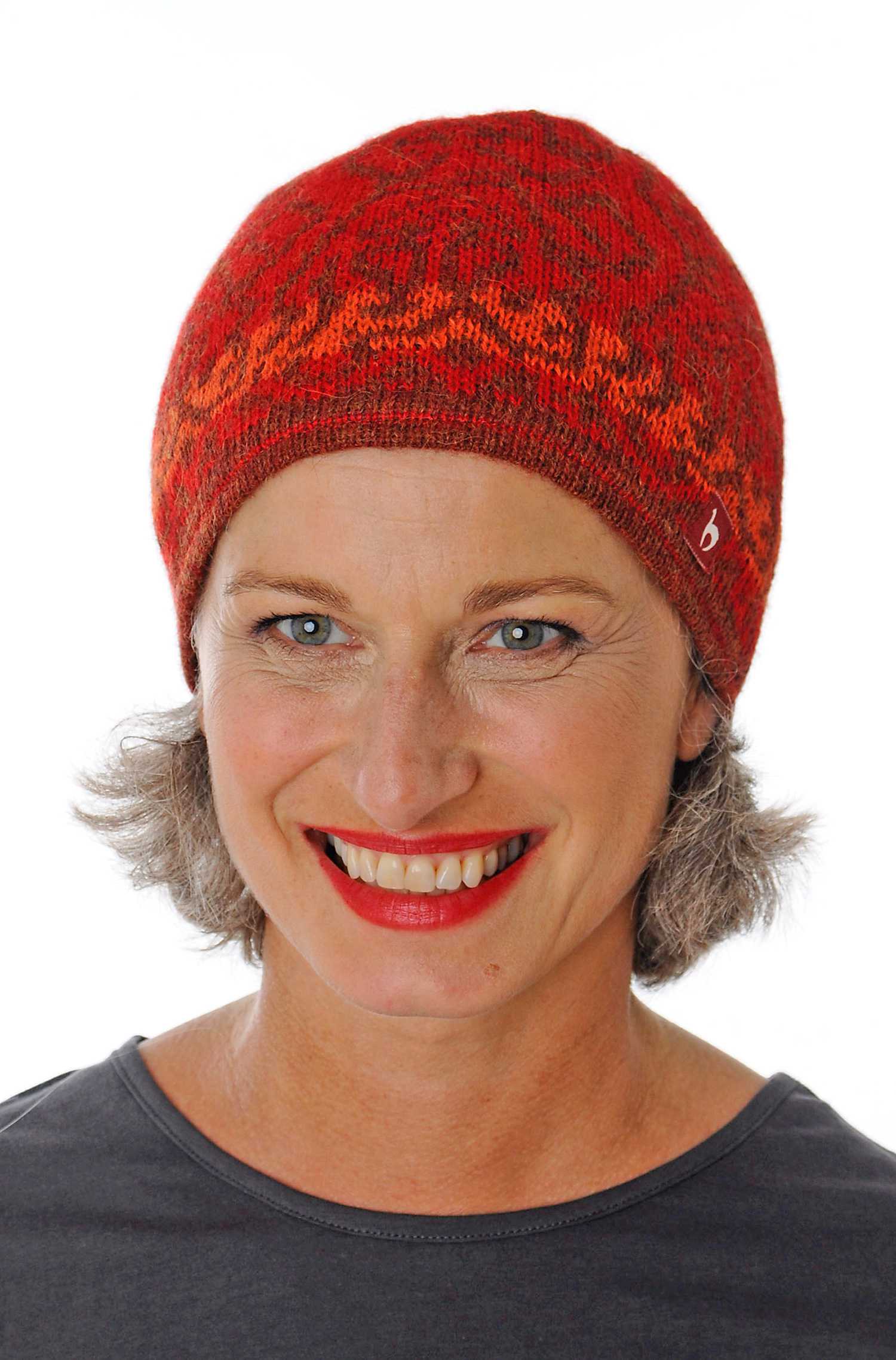 Alpaka Jacquard Mütze Chimu